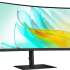 34" Монитор Samsung ViewFinity S6 S34C650UAIXCI,  3440x1440,  VA,  100Гц,  1хHDMI,  1хDP,  изогнутый, черный [ls34c650uaixci]